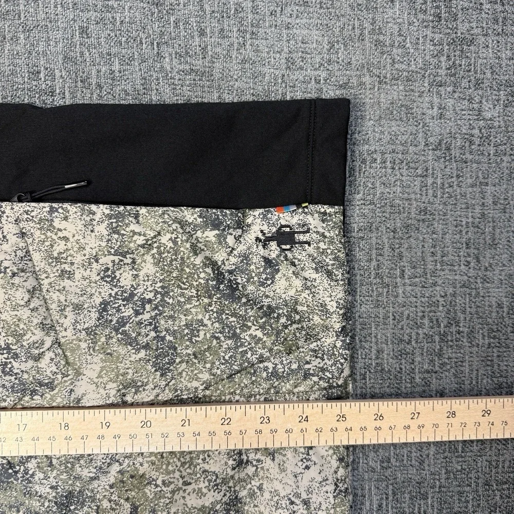Smartwool Vest Mens Small Green‎ Camo Full Zip Wool Outdoor Hunting Smartloft
